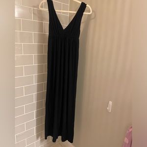 Navy jcrew maxi dress, size xs